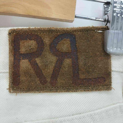 ダブルアールエルラルフローレン RRL RALPH LAUREN USA製 ジップフライ ストレート デニム メンズ 38×30