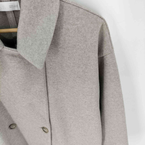 ザラ ZARA ソフトダブルブレストコート レディース import:L