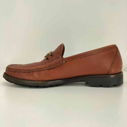 サルヴァトーレフェラガモ Salvatore Ferragamo ホースビット シボ革 レザー ローファー メンズ 8