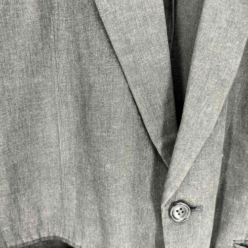 コムデギャルソンオム COMME des GARCONS HOMME 80S 本人期 背抜き 2B シングルブレスト ジャケット メンズ JPN:M
