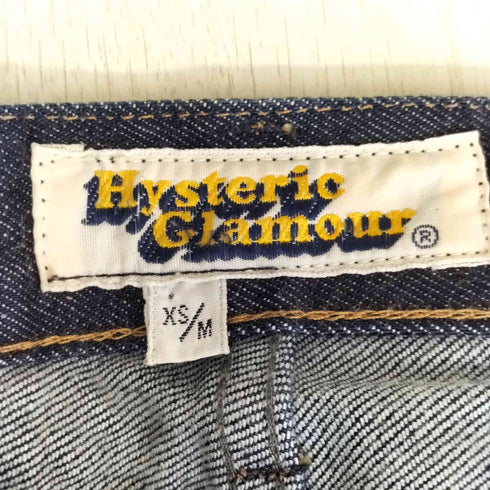ヒステリックグラマー HYSTERIC GLAMOUR ボタンフライ ローライズ スキニーデニム レディース XS/M