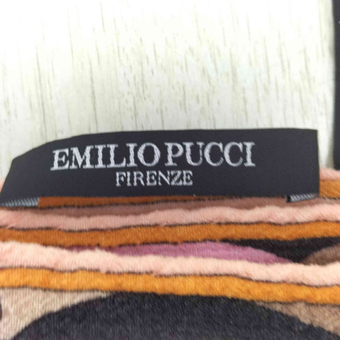 エミリオプッチ EMILIO PUCCI 総柄 ウールストール レディース