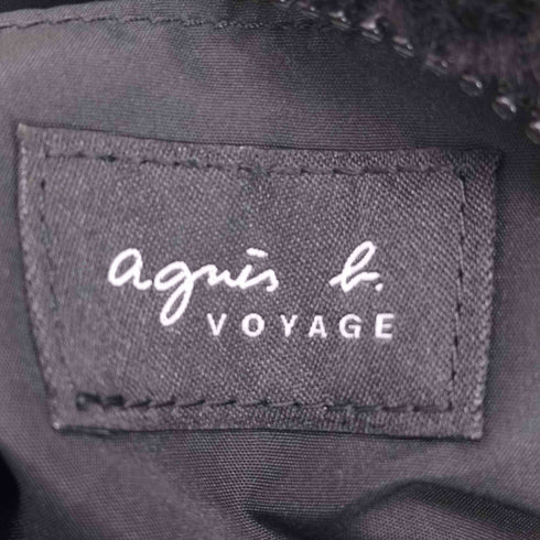 アニエスベーボヤージュ agnes b. VOYAGE ファー クラッチバッグ レディース