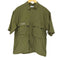 アトモス atmos S/S Nylon Utility Shirt KHAKI 半袖 ナイロン ユーティリティ シャツ メンズ JPN:L