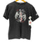 バンズ VANS 90S OLD アメリカン トラディショナル デザイン 両面 プリント ボックス Tシャツ ブラック 短丈 メンズ import:M