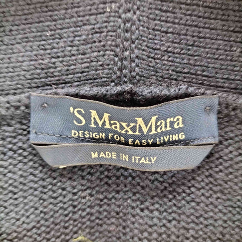 エスマックスマーラ S Max Mara サイドスリット ニット カーディガン レディース