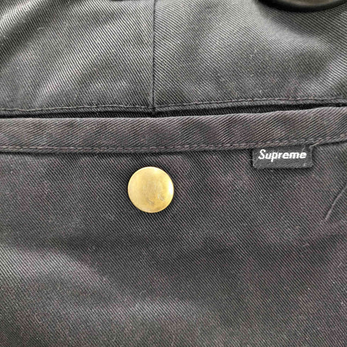 シュプリーム Supreme Black Work Pant コットン ツイル ブラック チノ ワーク パンツ メンズ 34
