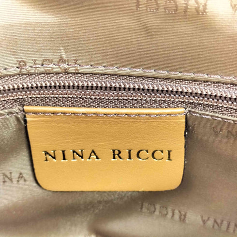 ニナリッチ NINA RICCI 総柄 レザーハンドルバッグ レディース