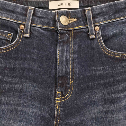 サムシング SOMETHING LISA FLARE MID RISE STRETCH ストレッチ フレアデニム レディース 27inch
