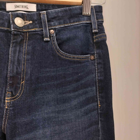 サムシング SOMETHING LISA FLARE MID RISE STRETCH ストレッチ フレアデニム レディース 27inch