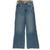 ザラ ZARA Z1975 WIDE-LEG BALAND BOʻKSALI JINSI Z1975 WIDE-LEG ハイウエストデニムパンツ レディース EUR:34