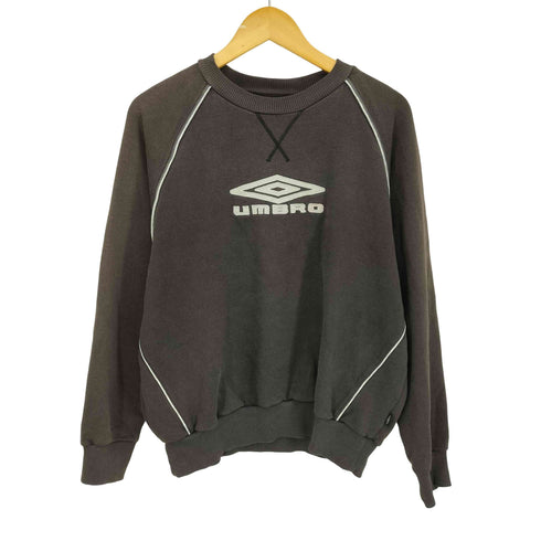 アンブロ UMBRO 00S フロントロゴ刺繍 ラグランスリーブスウェット メンズ JPN:L