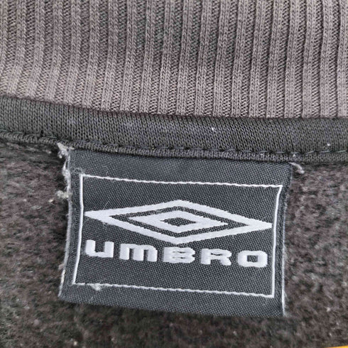アンブロ UMBRO 00S フロントロゴ刺繍 ラグランスリーブスウェット メンズ JPN:L