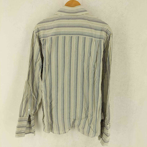ペリーエリス PERRY ELLIS マルチカラー ストライプ レギュラーカラー 長袖 シャツ メンズ M