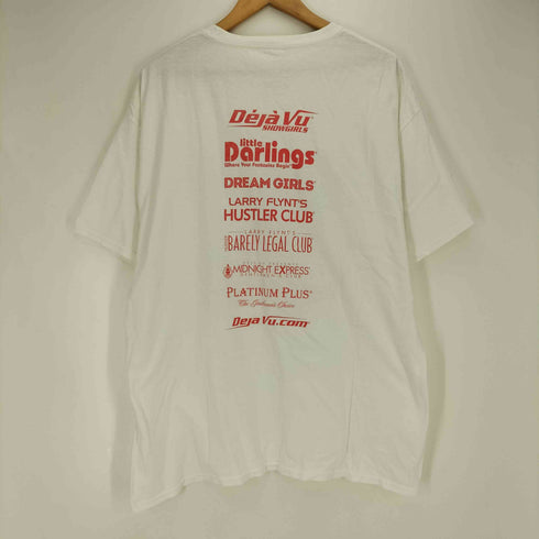 TOY DRIVE CHRISTMAS VIP PARTY サンタ 両面プリント 半袖Tシャツ メンズ import:XL