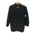 バーバリーズ BURBERRYS 80-90S OLD Cashmere Wool カシミア ウール ブラック ダブル チェスター コート レディース