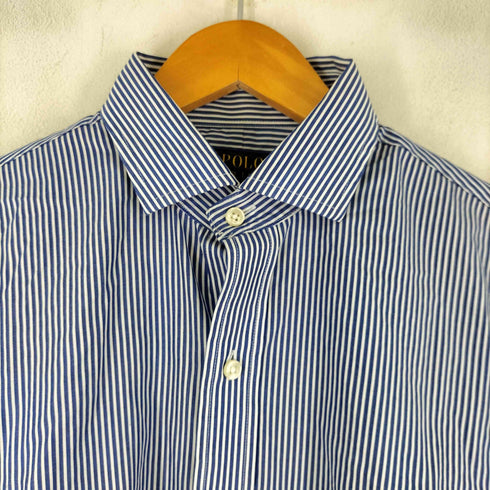 ポロラルフローレン POLO RALPH LAUREN スモールポニー刺繍 ストライプ 長袖シャツ メンズ import:M