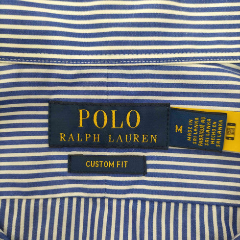 ポロラルフローレン POLO RALPH LAUREN スモールポニー刺繍 ストライプ 長袖シャツ メンズ import:M