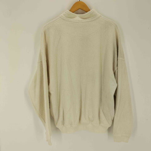 N.E.WEAR USA ハーフボタン 起毛 フリースプルオーバー メンズ L