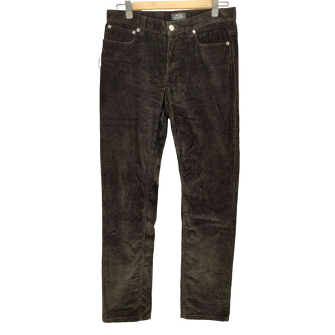 アーペーセー A.P.C. 太畝 コーデュロイ ボタンフライ パンツ レディース 29