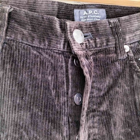 アーペーセー A.P.C. 太畝 コーデュロイ ボタンフライ パンツ レディース 29