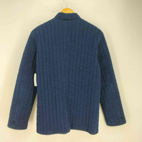ブルーブルー BLUE BLUE PURE INDIGO ピュアインディゴ スタンドカラー バーティカルキルト ジャケット メンズ JPN:3