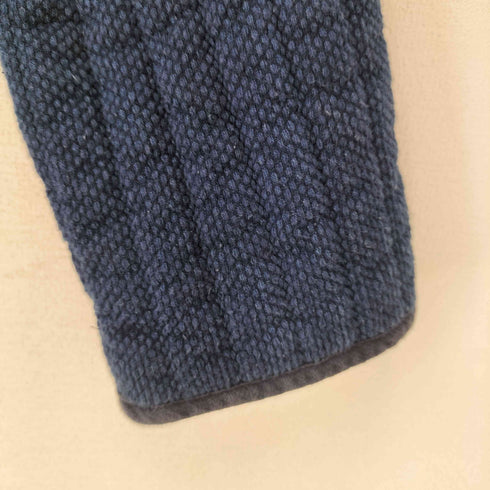 ブルーブルー BLUE BLUE PURE INDIGO ピュアインディゴ スタンドカラー バーティカルキルト ジャケット メンズ JPN:3