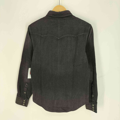 ダブルアールエルラルフローレン RRL RALPH LAUREN 一つ星 黒タグ denim western shirt デニム ウエスタンシャツ メンズ import:S