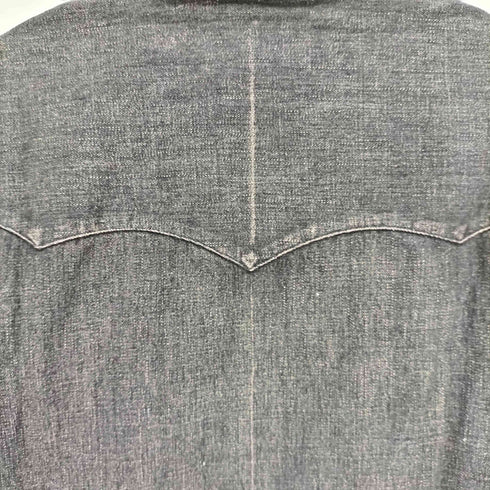 ダブルアールエルラルフローレン RRL RALPH LAUREN 一つ星 黒タグ denim western shirt デニム ウエスタンシャツ メンズ import:S