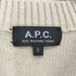 アーペーセー A.P.C. スエード 切替 ウール ニット セーター レディース S
