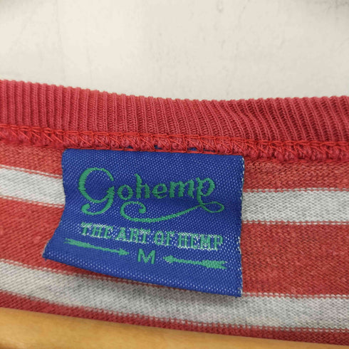 ゴーヘンプ GOHEMP ボーダー 半袖 カットソー メンズ JPN:M
