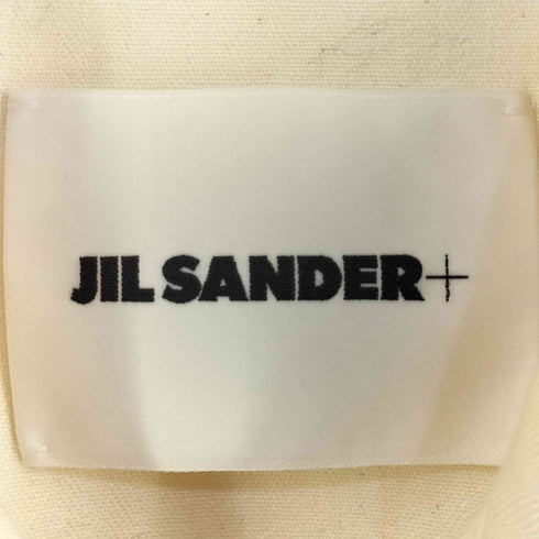ジルサンダープラス JIL SANDER + 21SS ヘリンボーン オーバーサイズ ワーク シャツ ジャケット メンズ 44
