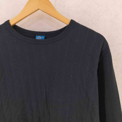 グッドオン good on ステッチストライプ クルーネックスウェット メンズ JPN:M