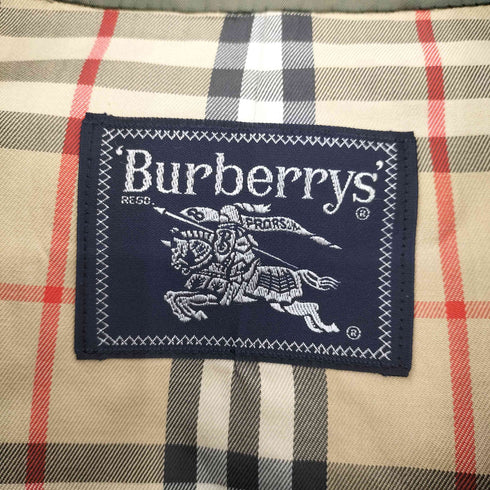 バーバリーズ BURBERRYS 玉蟲 裏地ノヴァチェック 比翼ステンカラーコート メンズ