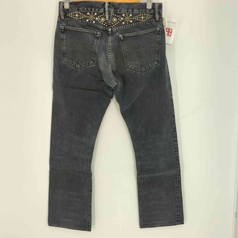 ダブルアールエルラルフローレン RRL RALPH LAUREN 一つ星 黒タグ USA製 Navajo studded button-fly denim pants ナバホ スタッズ ボタンフライ ウエスタン デニム パンツ メンズ 29/30