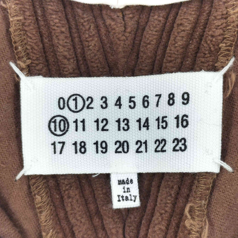 メゾンマルジェラ Maison Margiela 22AW イタリア製 Corduroy Cropped Trousers コーデュロイ クロップド トラウザーズ メンズ 44