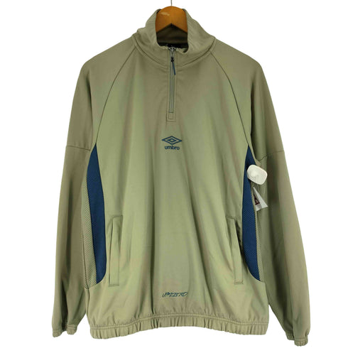 アンブロ UMBRO ウォームアップハーフジップトップ メンズ import:L
