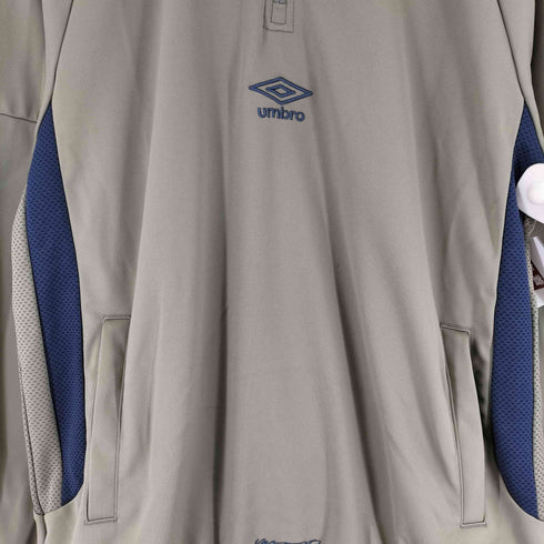 アンブロ UMBRO ウォームアップハーフジップトップ メンズ import:L