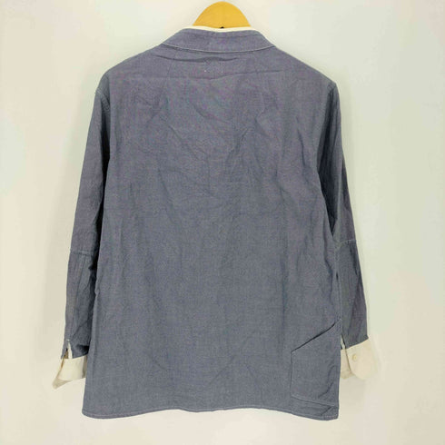 ハトラ hatra コットン バンドカラー 長袖シャツ メンズ JPN:M