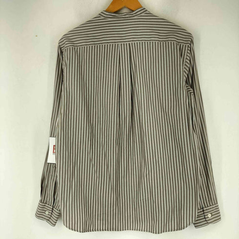 ビューティーアンドユースユナイテッドアローズ BEAUTY & YOUTH UNITED ARROWS ストライプ バンドカラー シャツ メンズ import:M