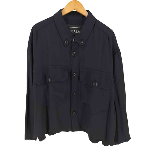 アンリアレイジ ANREALAGE レーヨン CPO 長袖 BDシャツ メンズ S