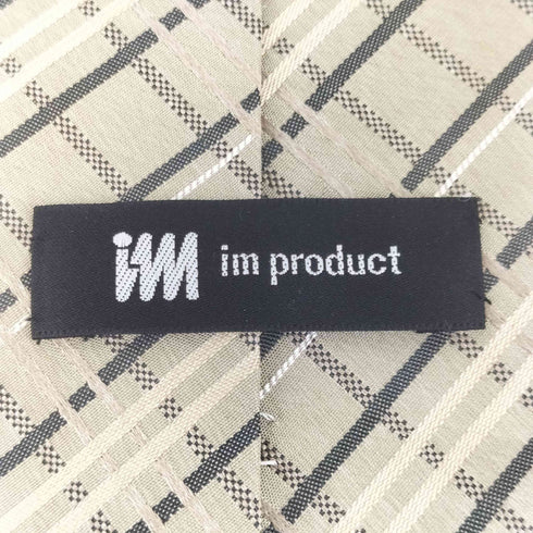 アイムプロダクトイッセイミヤケ im product ISSEY MIYAKE シルク100% 総柄ネクタイ メンズ