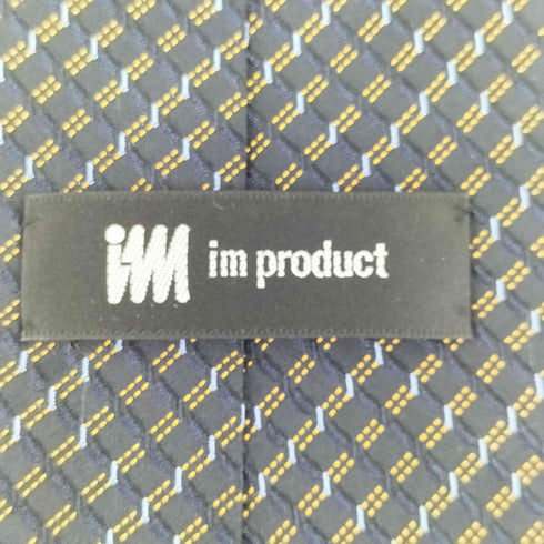 アイムプロダクトイッセイミヤケ im product ISSEY MIYAKE シルク100% 総柄ネクタイ メンズ