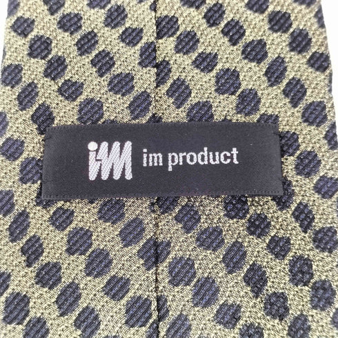 アイムプロダクトイッセイミヤケ im product ISSEY MIYAKE シルク100% 総柄ネクタイ メンズ