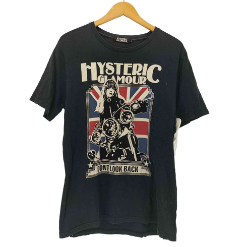 ヒステリックグラマー HYSTERIC GLAMOUR バイクガールプリント クルーネックTシャツ Y2K レディース import:L