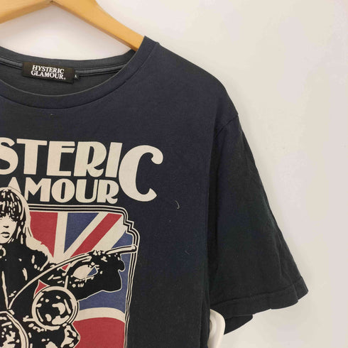 ヒステリックグラマー HYSTERIC GLAMOUR バイクガールプリント クルーネックTシャツ Y2K レディース import:L
