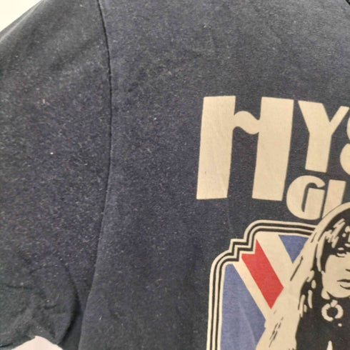 ヒステリックグラマー HYSTERIC GLAMOUR バイクガールプリント クルーネックTシャツ Y2K レディース import:L