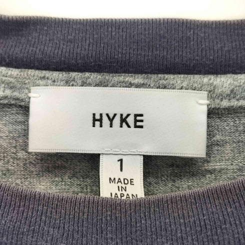 ハイク HYKE リブカラー クルーネックTシャツ メンズ JPN:1 1
