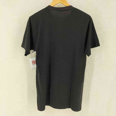 USA製 フロントプリント クルーネック 半袖 Tシャツ メンズ L