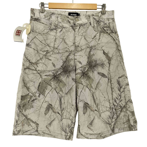 エクストララージ XLARGE HERRINGBONE SHORT PANTS ハードウォッシュ加工 ヘリンボーン ショートパンツ メンズ 34